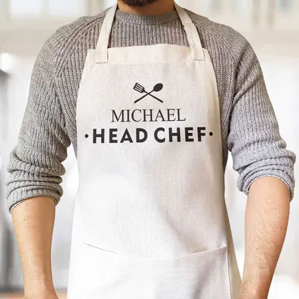 Personalised Apron - Head Chef Personalised Apron - Head Chef