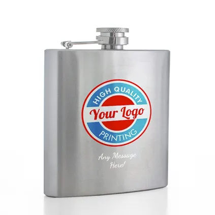 Full Colour Printed Hip Flask