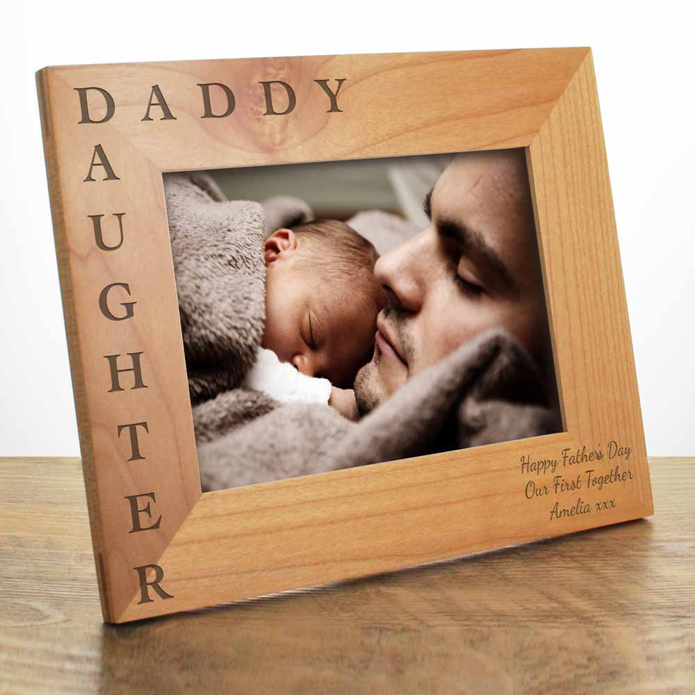 daughter and father picture frames